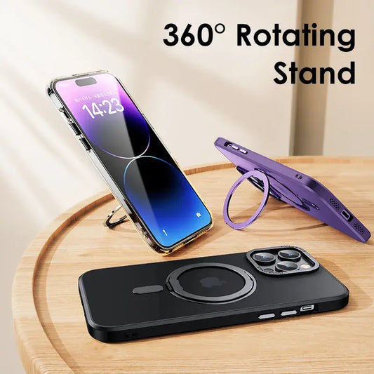 Magnetic 360Â° Rotation Stand Phone Case